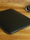 Кожаный черный чехол для MacBook на молнии с войлоком | 6797277