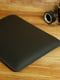 Кожаный чехол шоколадного цвета для MacBook на молнии с войлоком | 6797278 | фото 2
