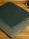 Кожаный зеленый чехол для MacBook на молнии с войлоком | 6797279 | фото 4