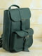 Шкіряний рюкзак "Джун" зелений | 6797339 | фото 3
