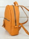 Рюкзак з натуральної шкіри "Лімбо" бурштинового кольору | 6797423 | фото 4