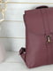 Рюкзак з натуральної шкіри "Монако" кольору бордо | 6797456 | фото 2