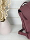 Рюкзак з натуральної шкіри "Монако" кольору бордо | 6797456 | фото 4