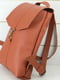 Рюкзак з натуральної шкіри "Монако" кон’ячного кольору | 6797459 | фото 3