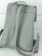 Рюкзак з натуральної шкіри "Монако" сірий | 6797460 | фото 5