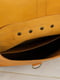 Рюкзак з натуральної шкіри "Монако" бурштинового кольору | 6797463 | фото 6