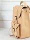 Рюкзак з натуральної шкіри "Флоренція" бежевий | 6797504 | фото 4