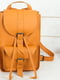 Рюкзак з натуральної шкіри "Флоренція" бурштинового кольору | 6797510 | фото 2