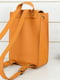 Рюкзак з натуральної шкіри "Флоренція" бурштинового кольору | 6797510 | фото 5