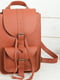 Рюкзак з натуральної шкіри "Флоренція" кон’ячного кольору | 6797511 | фото 2