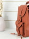 Рюкзак з натуральної шкіри "Флоренція" кон’ячного кольору | 6797511 | фото 3