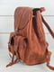 Рюкзак з натуральної шкіри "Джейн" кон’ячного кольору | 6797531 | фото 4
