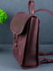 Рюкзак з натуральної шкіри "Венеція" кольору бордо | 6797578 | фото 2