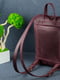 Рюкзак з натуральної шкіри "Венеція" кольору бордо | 6797578 | фото 3