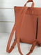 Рюкзак з натуральної шкіри "Венеція" кон’ячного кольору | 6797591 | фото 5