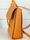 Рюкзак з натуральної шкіри "Венеція" бурштинового кольору | 6797595 | фото 4
