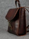 Рюкзак з натуральної шкіри "Венеція" коричневий | 6797614 | фото 3