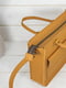 Сумка-портфель из натуральной кожи янтарного цвета | 6797628 | фото 2