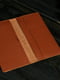 Шкіряний гаманець-клатч коричневого кольору | 6797846 | фото 2