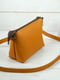 Шкіряна сумка "Літо" бурштинового кольору | 6798309 | фото 3