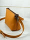 Шкіряна сумка "Літо" бурштинового кольору | 6798309 | фото 4