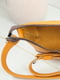 Шкіряна сумка "Літо" бурштинового кольору | 6798309 | фото 6