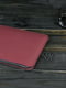 Кожаный бордовый чехол для MacBook | 6798366 | фото 2
