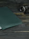 Шкіряний зелений чохол для MacBook | 6798368 | фото 2