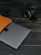 Шкіряний чохол янтарного кольору для MacBook | 6798387 | фото 3