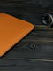 Шкіряний чохол янтарного кольору для MacBook | 6798387 | фото 4