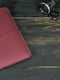 Кожаный бордовый чехол для MacBook | 6798397 | фото 2