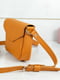 Шкіряна сумка "Лілу" бурштинового кольору | 6798416 | фото 4