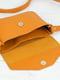 Шкіряна сумка "Лілу" бурштинового кольору | 6798416 | фото 6