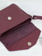 Шкіряна сумка "Лілу" бордового кольору | 6798424 | фото 6