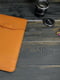 Шкіряний чохол янтарного кольору для MacBook | 6798612 | фото 2