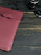 Кожаный бордовый чехол для MacBook | 6798613