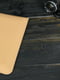 Кожаный бежевый чехол для MacBook | 6798621 | фото 4