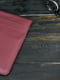 Кожаный бордовый чехол для MacBook | 6798622 | фото 3