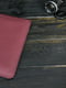 Кожаный бордовый чехол для MacBook | 6798622 | фото 4