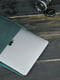 Шкіряний зелений чохол для MacBook | 6798625 | фото 3