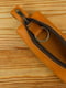 Шкіряна ключниця на блискавці бурштинового кольору | 6798701 | фото 3