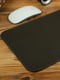 Шкіряний килимок для мишки шоколадного кольору | 6798720 | фото 2