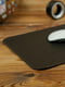 Шкіряний килимок для мишки шоколадного кольору | 6798720 | фото 3