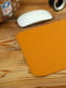 Шкіряний килимок для мишки кольору бурштин | 6798723 | фото 2