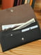 Шкіряний гаманець "Флай" кольору коричневий шоколад | 6798906 | фото 3