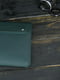 Шкіряний зелений чохол для MacBook | 6798955 | фото 2
