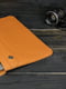 Шкіряний чохол янтарного кольору для MacBook | 6798960 | фото 2