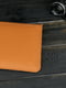 Шкіряний чохол янтарного кольору для MacBook | 6798960 | фото 4