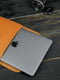 Шкіряний чохол янтарного кольору для MacBook | 6798985 | фото 2