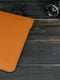 Шкіряний чохол янтарного кольору для MacBook | 6798989 | фото 4